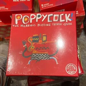 Brand New Sealed Poppycock Game. The Hilarious Bluffing Trivia Quiz ages 10+